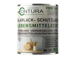 Contura Klarlack Lebensmittelecht Hartlack Food Safe Schneidebrett Tischplatte Holzlack LFGB Lack 100ml