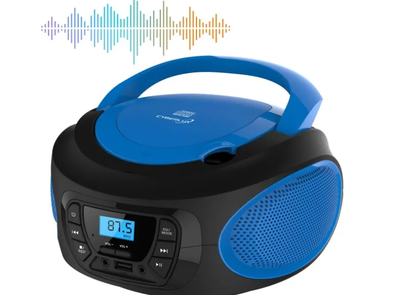 Cyberlux CL-610 CD-Player Tragbar CD/MP3/USB Radio Blau
