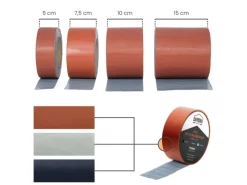 Daprona Butylband 6x 10m x 50mm Alu Ziegelrot Reperaturband Dichtband