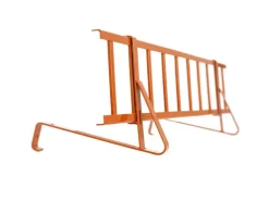 Daprona Schneefanggitter Set 200cm Stahl Ziegelrot Schneeschutz Am Dach