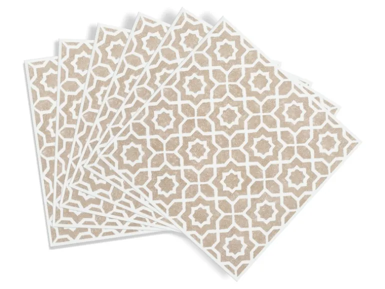 d-c-fix Wandfliesen Wall Tiles Lina 6er-Set 15 cm x 15 cm Beige