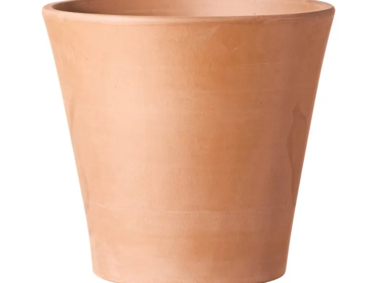 Deroma Pflanztopf Cono White Garden Terrakotta Weiss Ø 16 cm / Höhe 14,7 cm