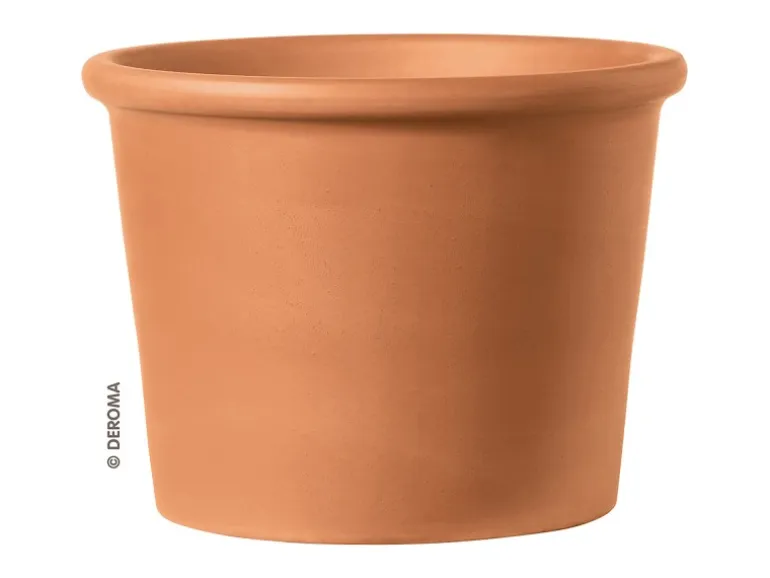 Deroma Pflanztopf Zylinder Bordato 38 cm Rot