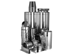 Doppelwand-Grundpaket 5 mit Fundamentkonsole Ø 180 mm WA 50-100 mm