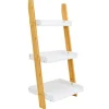 DuneDesign Badezimmer Leiterregal 45 x 90 cm aus Bambus