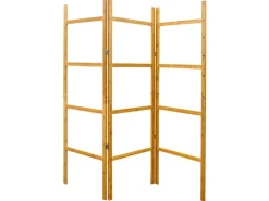 DuneDesign XL Bambus Handtuchleiter 180 x 180 cm Braun