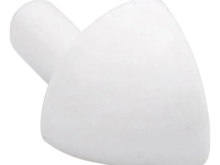 Ecke Viertelkreis-Abschlussprofil PVC glänzend Weiß 8 mm (4 Stk.)