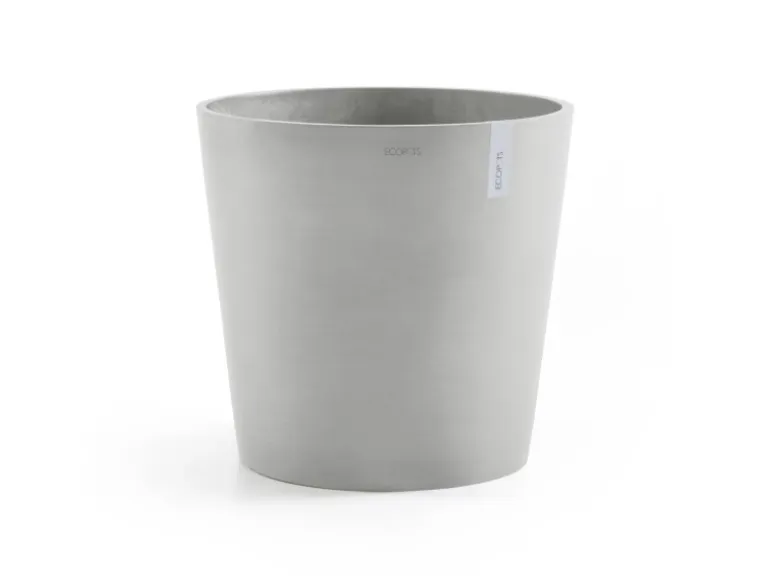 Ecopots Pflanztopf Amsterdam Weißgrau 50 cm x 43,8 cm