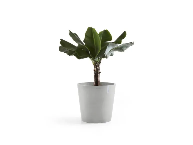 Ecopots Pflanztopf Amsterdam Weißgrau 50 cm x 43,8 cm
