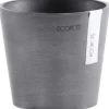 Ecopots Pflanztopf Amsterdam Ø 13 cm x 11 cm Grau