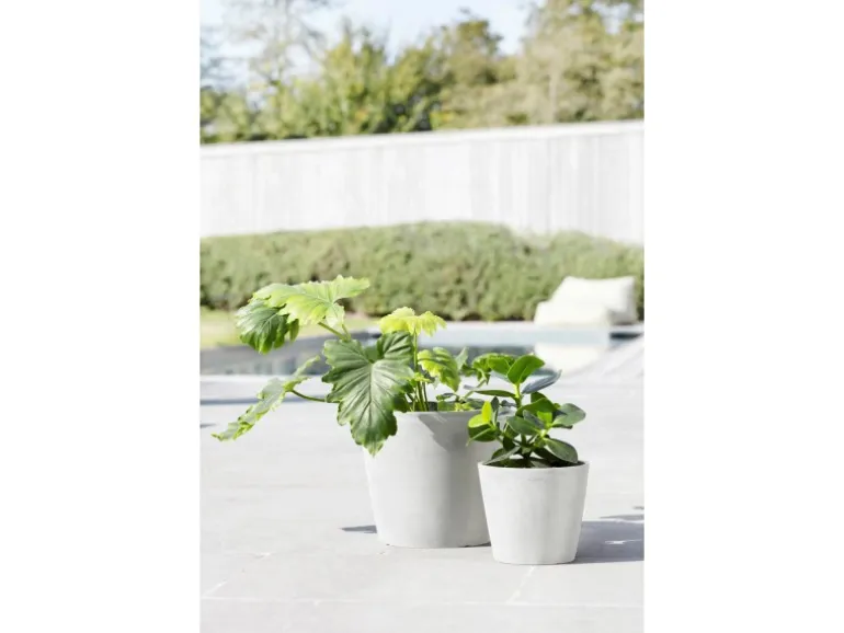 Ecopots Pflanztopf Amsterdam Weiß 20 cm x 17,5 cm