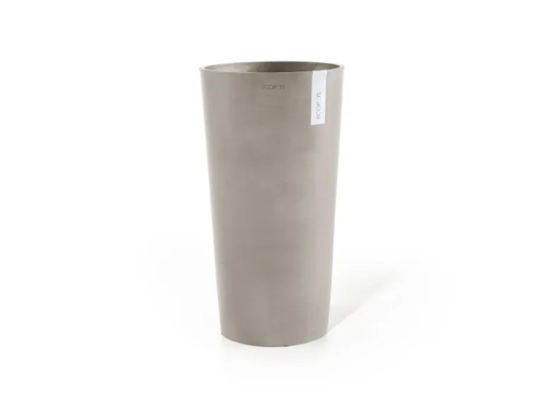 Ecopots Pflanztopf Amsterdam Halbhoch Taupe 34 cm x 66 cm