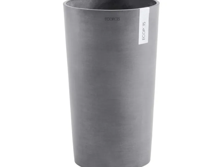 Ecopots Pflanztopf Amsterdam Ø 30 cm x 50 cm Grau