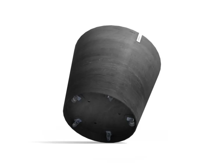 Ecopots Pflanztopf Amsterdam Rollen Dunkelgrau Ø 100 cm / Höhe 87,5 cm