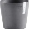 Ecopots Pflanztopf Amsterdam Ø 17 cm x 15 cm Grau