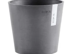 Ecopots Pflanztopf Amsterdam Ø 17 cm x 15 cm Grau