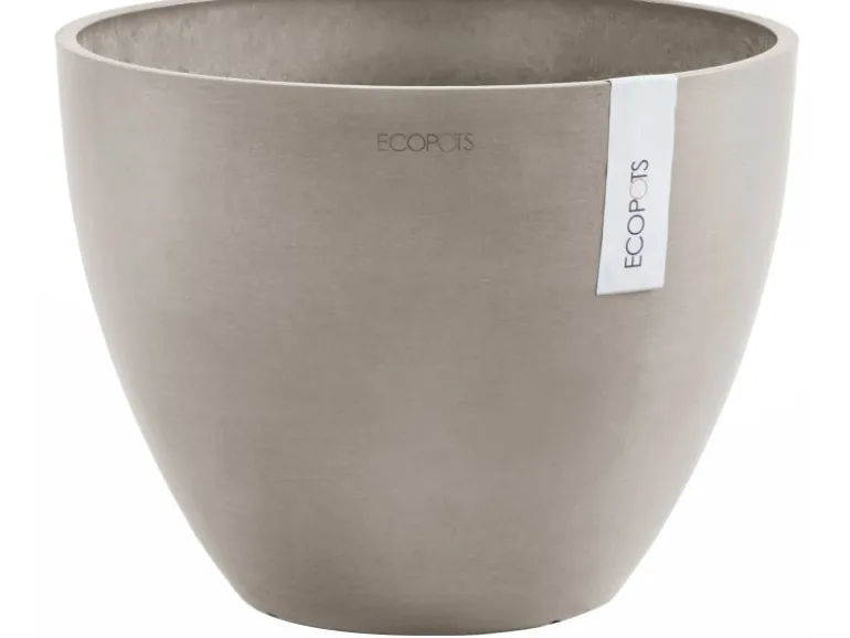 Ecopots Pflanztopf Antwerp Braungrau 40 cm
