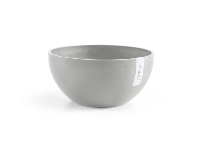 Ecopots Pflanztopf Brussels Weißgrau 30 cm x 14 cm