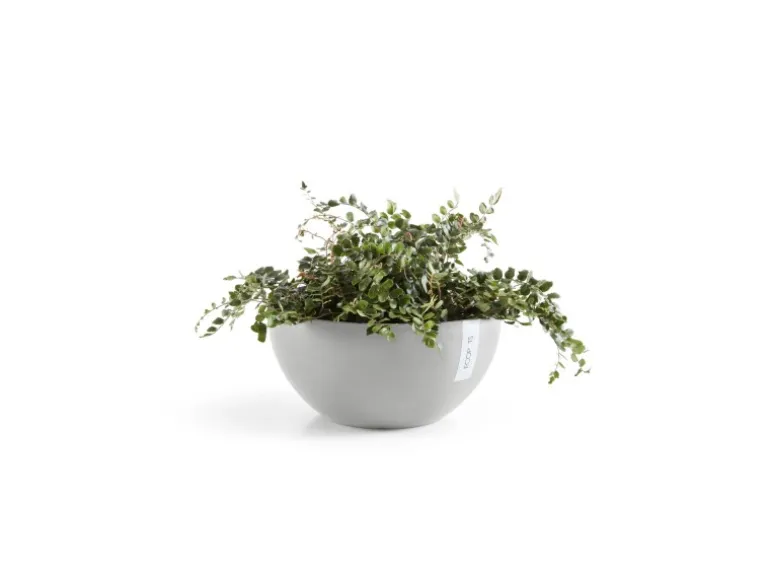 Ecopots Pflanztopf Brussels Weißgrau 30 cm x 14 cm