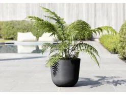 Ecopots Pflanztopf Oslo Dunkelgrau 35 cm x 30,5 cm