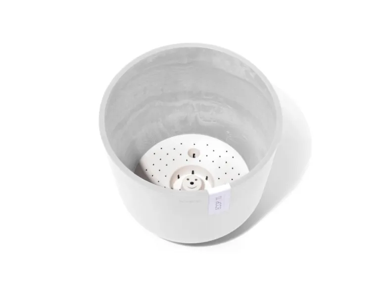 Ecopots Pflanztopf Oslo Weiß 25 cm x 21,8 cm