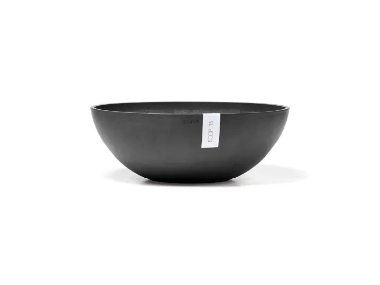 Ecopots Pflanztopf Vienna Dunkelgrau Ø 50 cm / Höhe 18 cm