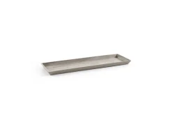 Ecopots Untersetzer Eckig Bruges Braungrau 57,5 cm x 19,5 cm x 2,5 cm