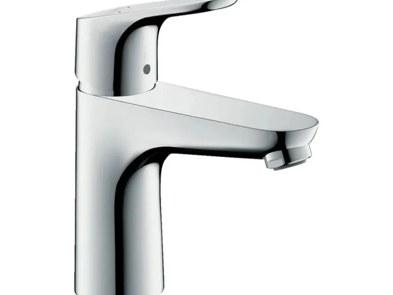 Einhebel-Waschtischmischer Focus 100 LowFlow mit Zugstangen-Ablaufgarnitur Chrom