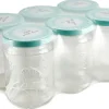 Einmachgläser 390 ml mit Schraubdeckel 6er Pack