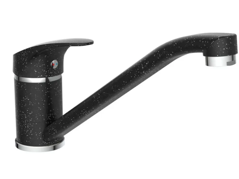 Eisl Spültischarmatur Granit Granit Schwarz