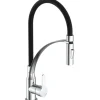 Eisl Spültischarmatur mit Soft-Touch Schlauch Carneo Chrom-Schwarz