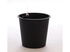 Elegant Einrichten Kunststoffeinsatz Rund-Konisch D34xH31cm Schwarz mit Bewässerungssystem