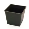 Elegant Einrichten Kunststoffeinsatz Quadratisch Konisch 34x34x31cm Schwarz