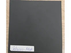 Elegant Einrichten Pflanzkübel Fiberglas Säule 38x38x70cm Elegant Schwarz-Matt