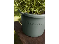 Elho Blumentopf Algarve Cilindro Ø 25 cm x 21 cm Grün