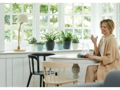Elho Blumentopf Brussels Rund Ø 30  anthrazit