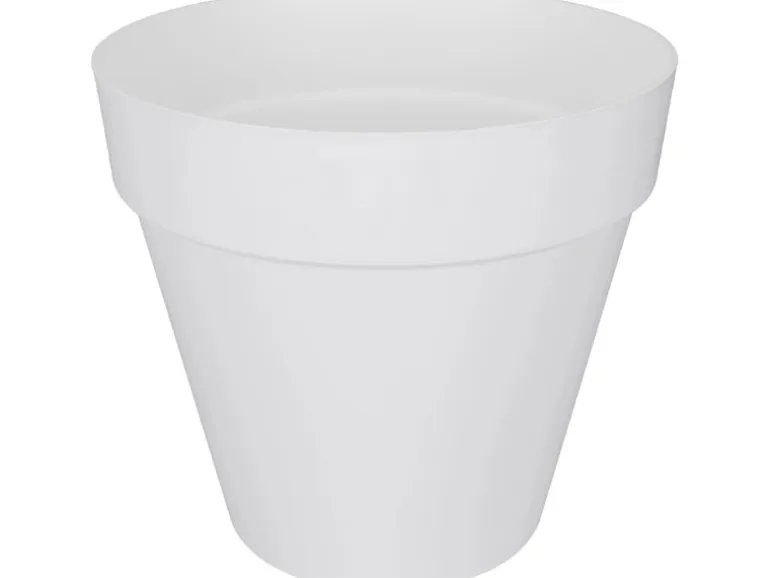 Elho Blumentopf Loft Urban mit Rollen Ø 40 cm weiß