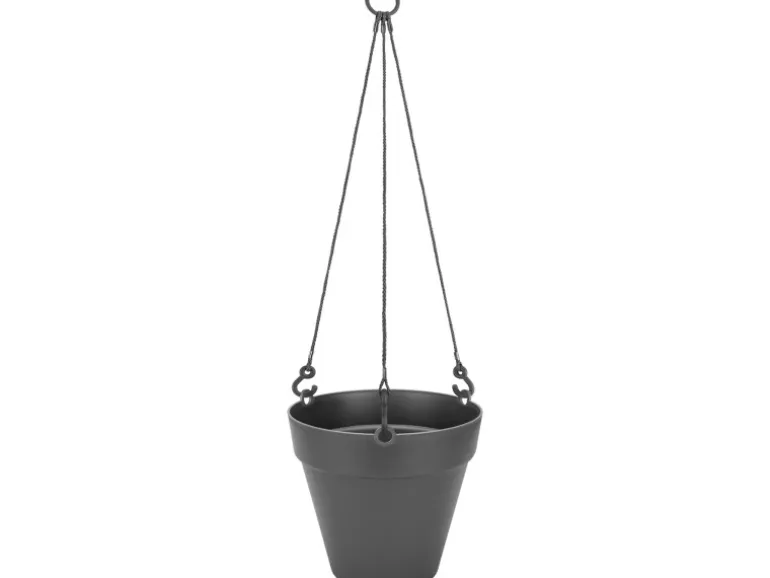 Elho Blumentopf Loft urban Hängeampel Ø 20 cm anthrazit