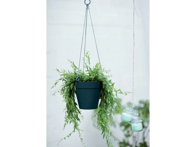 Elho Blumentopf Loft urban Hängeampel Ø 20 cm anthrazit