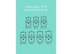 Elho Selbstbewässerungs-System Ø 24 cm x 22 cm Schwarz
