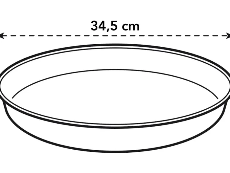 Elho Untersetzer Loft Urban Rund Ø 34,3 cm Ocker