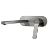 Emke Wand Waschtischarmatur Inklusive Grundkörper 288 x 210 x 70 mm Anthrazit Mischbatterie für Waschbecken