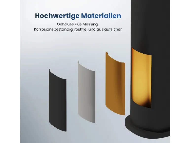 Emke Wasserhahn Bad 215 x 269 x 49 mm Schwarz Matt Waschtischarmatur Mischbatterie Waschbecken