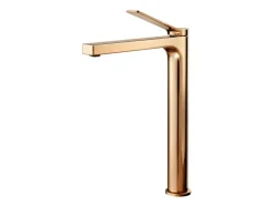 Emke Wasserhahn Waschbeckenarmaturen 335 x 233 x 46 mm Rosengold Mischbatterie Küchenarmatur mit Luftsprudler