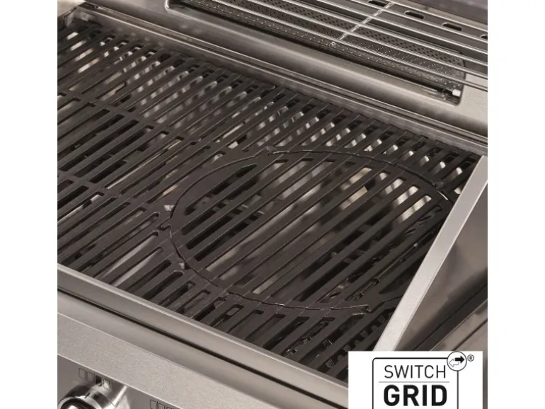 Enders Gasgrill Kanasas II Pro 4 SIK Profi Turbo 4 Brenner & Seitenkocher Silber