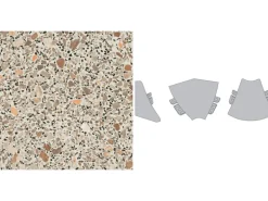 Endkappen Plus Mosaik Carmin (MK 432)