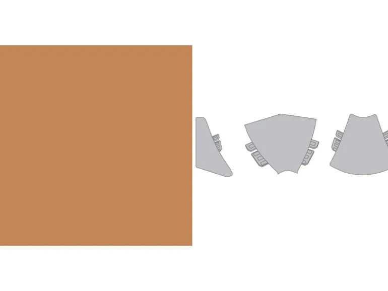 Endkappen System Plus Caramel (Caramel)
