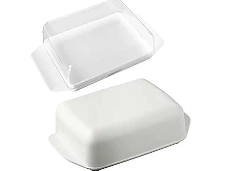 Fackelmann Butterdose 2-teilig 16,5 cm x 10,5 cm