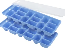 Fackelmann Eiswürfelformer 2er-Set mit 1 Deckel