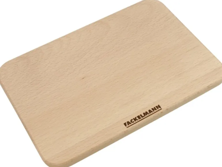 Fackelmann Essbrett Fair klein 15 cm x 21 cm Buche